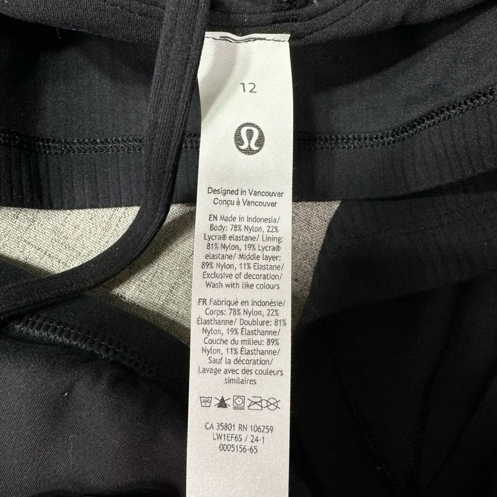 Lululemon Align Strappy Back Tank Top Black 10 12 Nwt - Picture 6 of 8